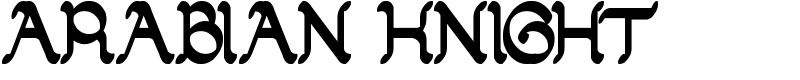 ARABIAN KNIGHT Font