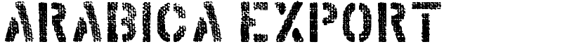 Arabica Export Font