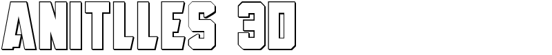 Anitlles 3D Font