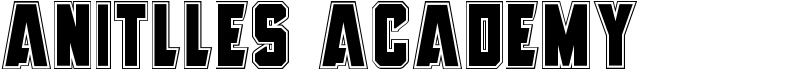 Anitlles Academy Font