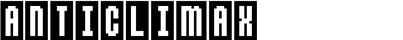 Anticlimax Font
