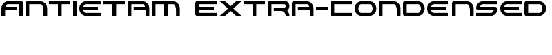 Antietam Extra-Condensed Font