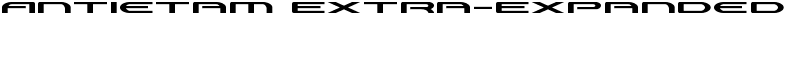Antietam Extra-Expanded Font