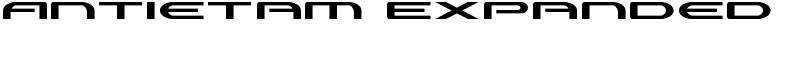 Antietam Expanded Font