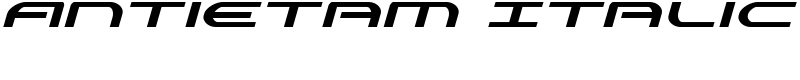 Antietam Italic Font