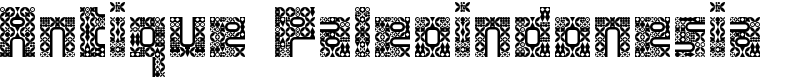 Antique Paleoindonesia Font