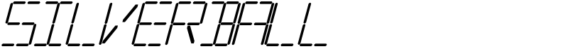 Silverball Font