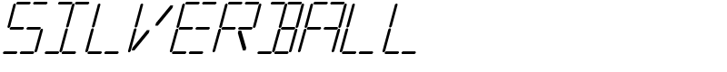 Silverball Font