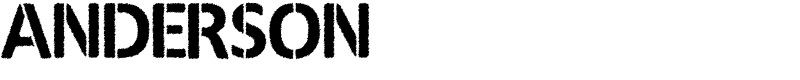 ANDERSON Font