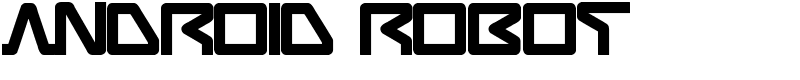 ANDROID ROBOT Font