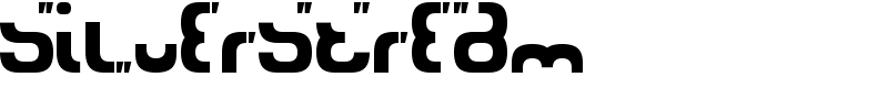 SilverStream Font