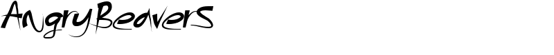 AngryBeavers Font