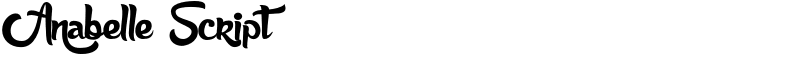 Anabelle Script Font