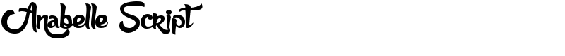 Anabelle Script Font
