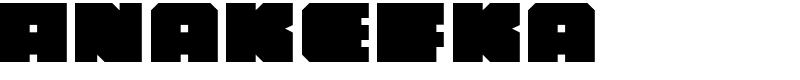 Anakefka Font