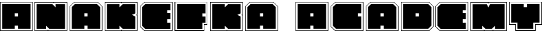 Anakefka Academy Font
