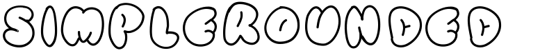 SimpleRounded Font