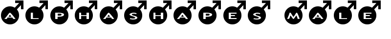 AlphaShapes male Font