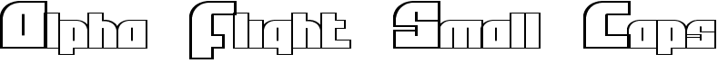 Alpha Flight Small Caps Font