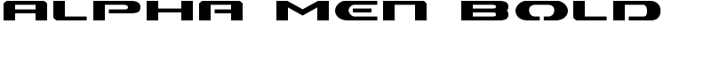 Alpha Men Bold Font