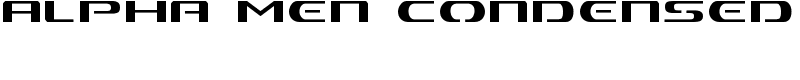 Alpha Men Condensed Font