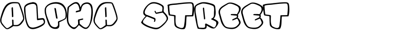 Alpha street Font