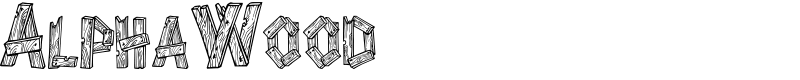 AlphaWood Font