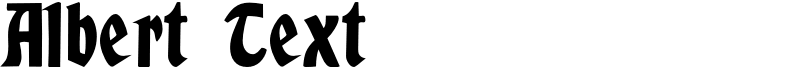 Albert Text Font