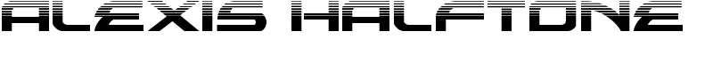 Alexis Halftone Font