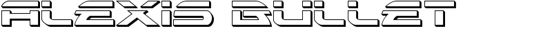 Alexis Bullet Font