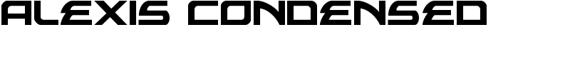 Alexis Condensed Font