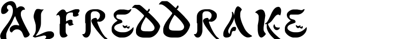 AlfredDrake Font