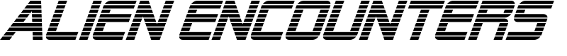Alien Encounters Font
