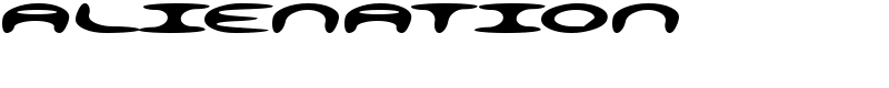 alienation Font