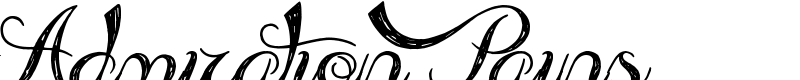 Admiration Pains  Font