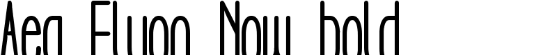 Aeg Flyon Now bold Font