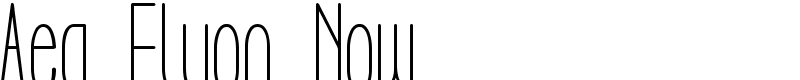 Aeg Flyon Now Font