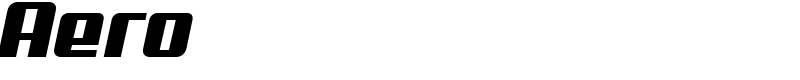 Aero Font