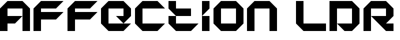 Affection LDR Font