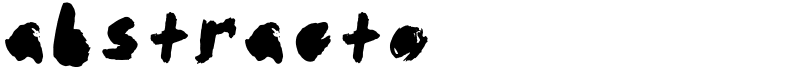 abstracto Font