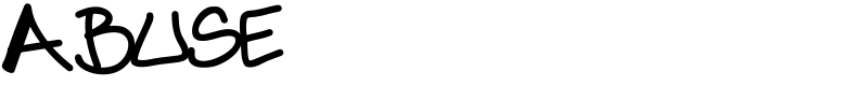 Abuse Font