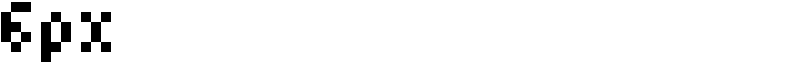 6px Font