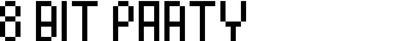 8 Bit Party Font