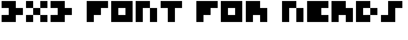 3x3 Font for Nerds Font