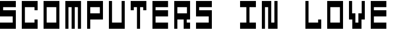 5Computers In Love Font