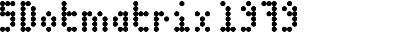5Dotmatrix 1979 Font