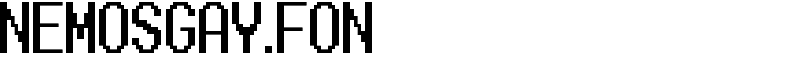 NEMOSGAY.FON Font
