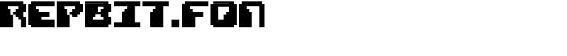 REPBIT.FON Font