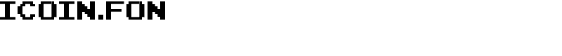 ICOIN.FON Font