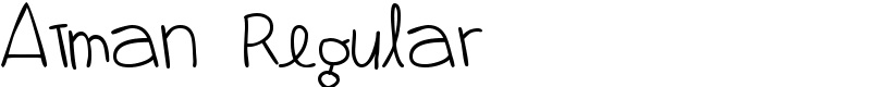 Atman Regular Font